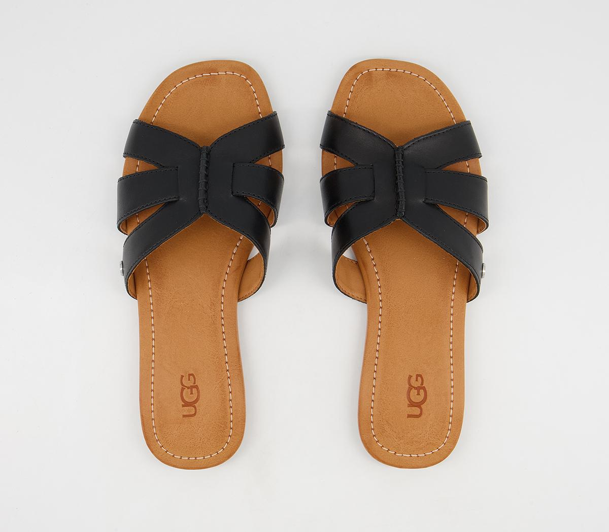 UGG Teague Sandals UGG Teague Sandals Black Leather