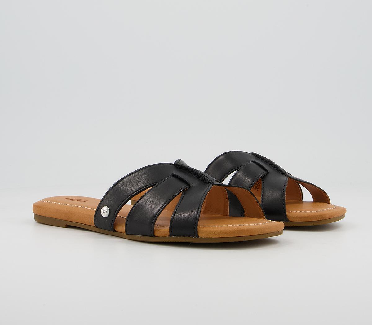 UGG Teague Sandals UGG Teague Sandals Black Leather