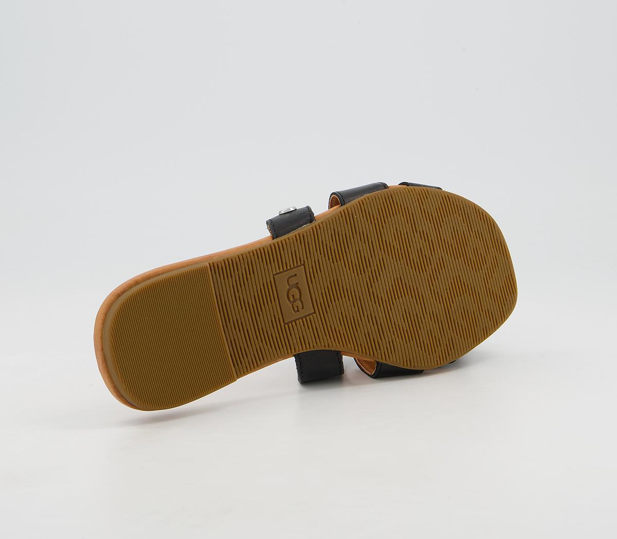UGG Teague Sandals UGG Teague Sandals Black Leather