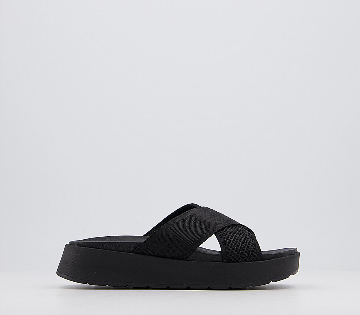 UGG Emily Mesh Slides Black Women s Sandals