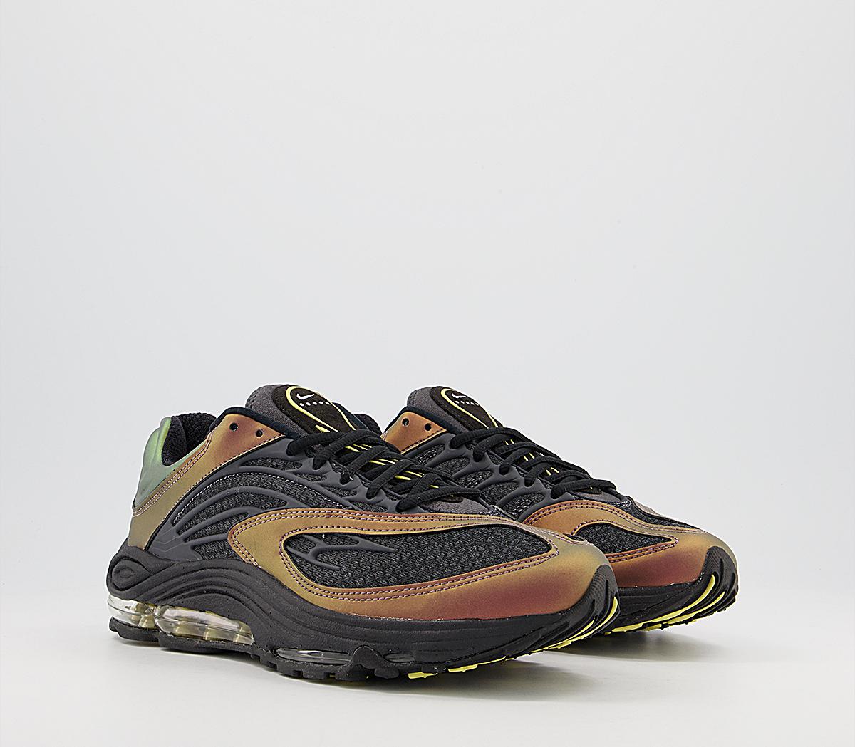 Nike Air Tuned Max Trainers Black Celery Dark Charcoal Metallic 