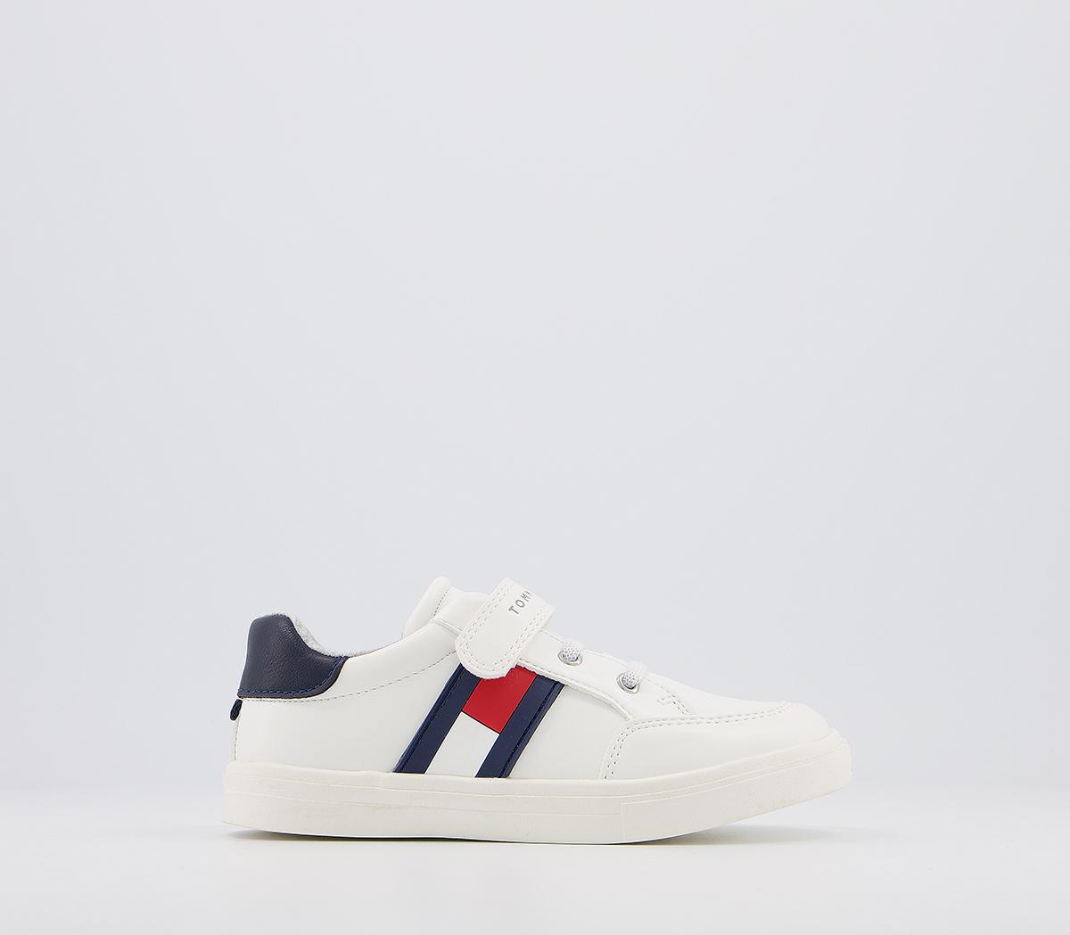 Tommy HilfigerTommy Sneaker 7-11 TrainersWhite Blue Red Flag