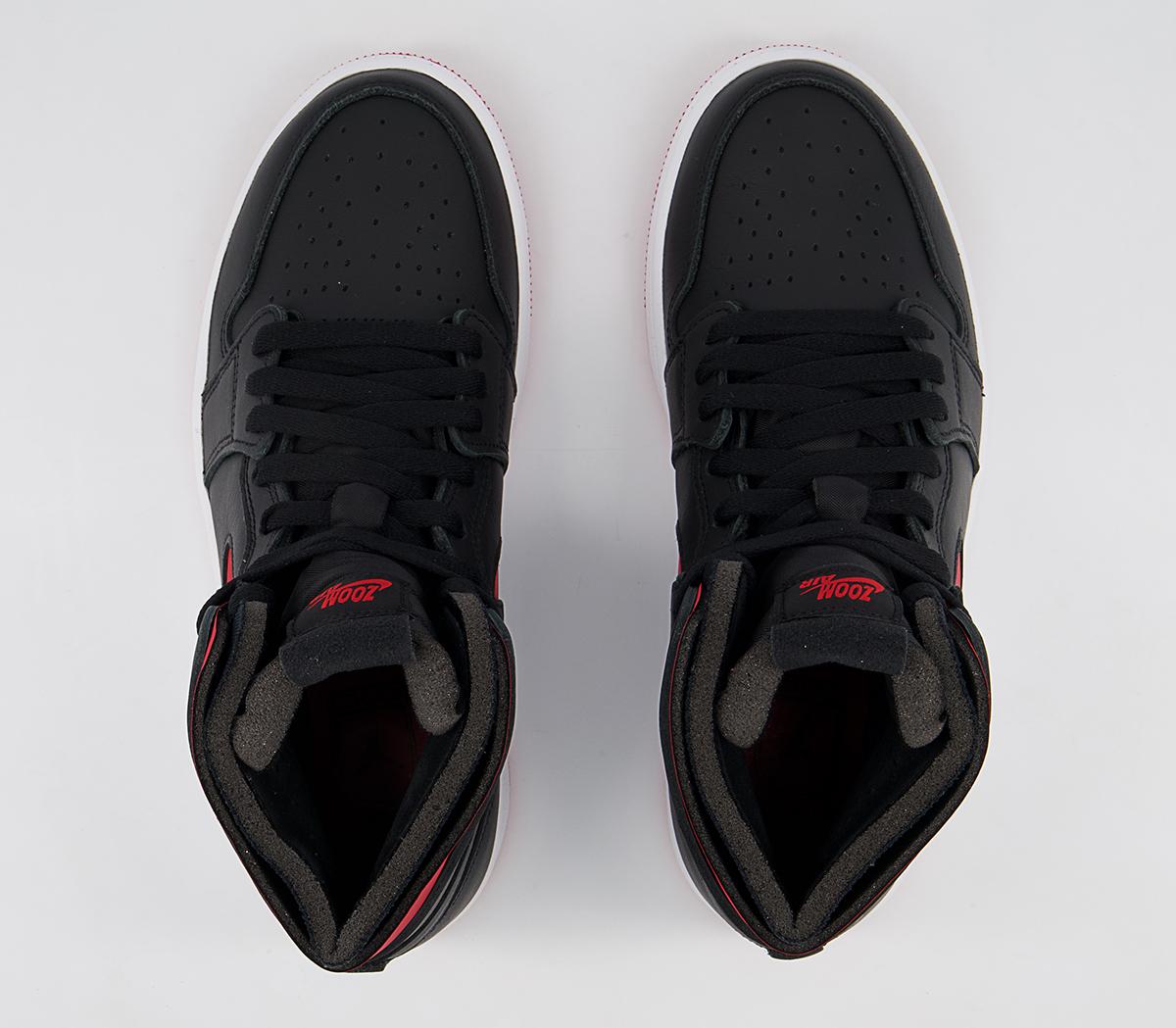 JordanJordan 1 Zoom Cmft TrainersBlack Univ Red White
