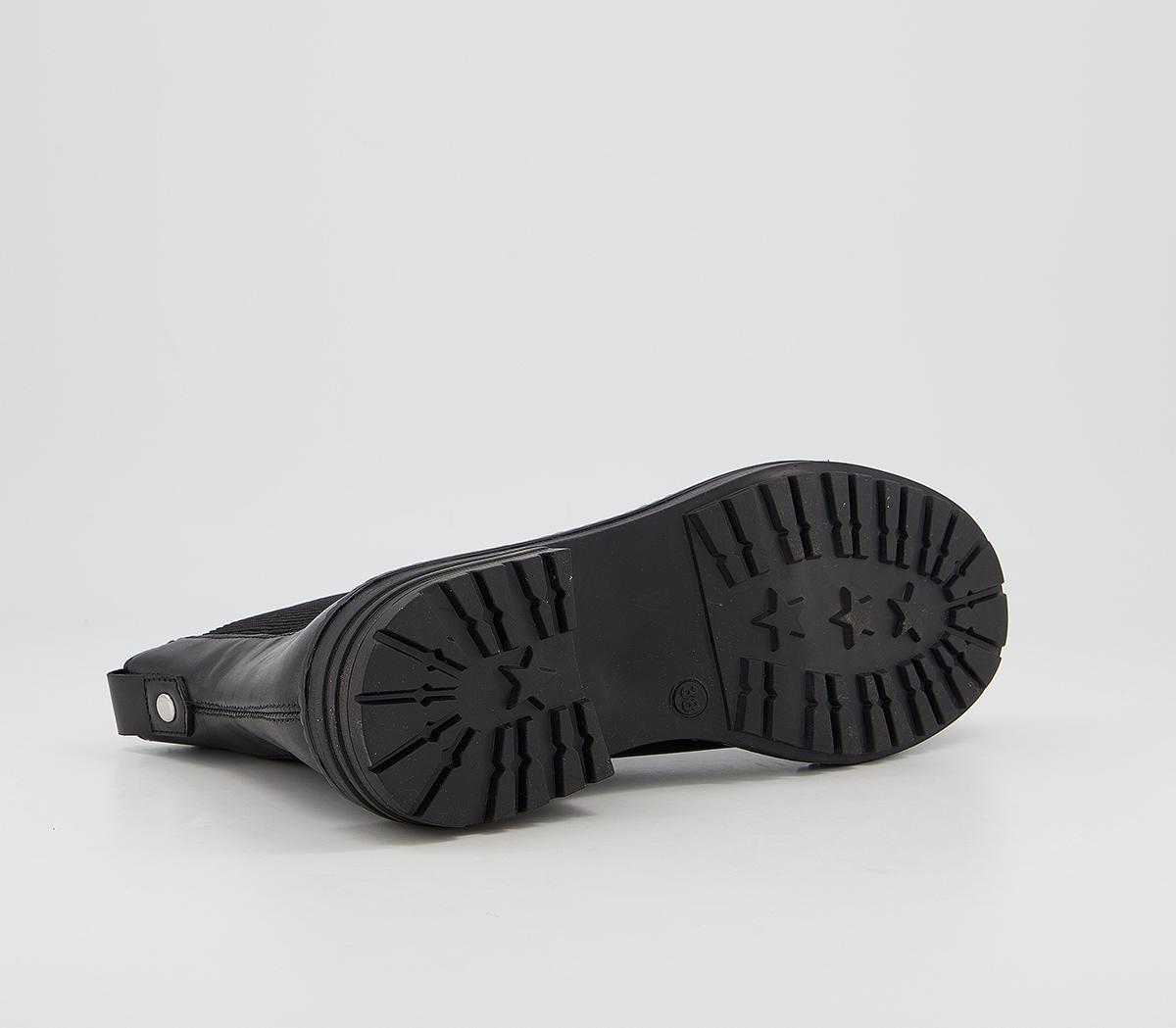 OFFICEAim Chelsea Cleated BootsBlack Leather