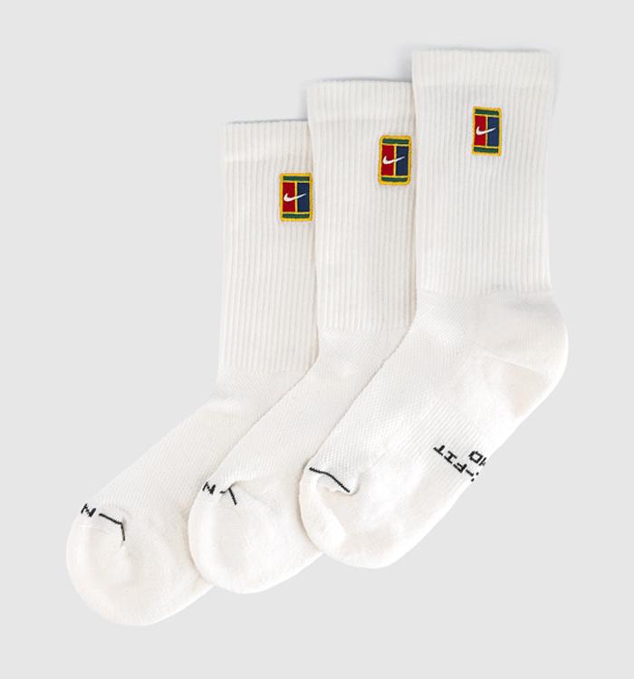 Nike Crew Socks 3 Pairs White