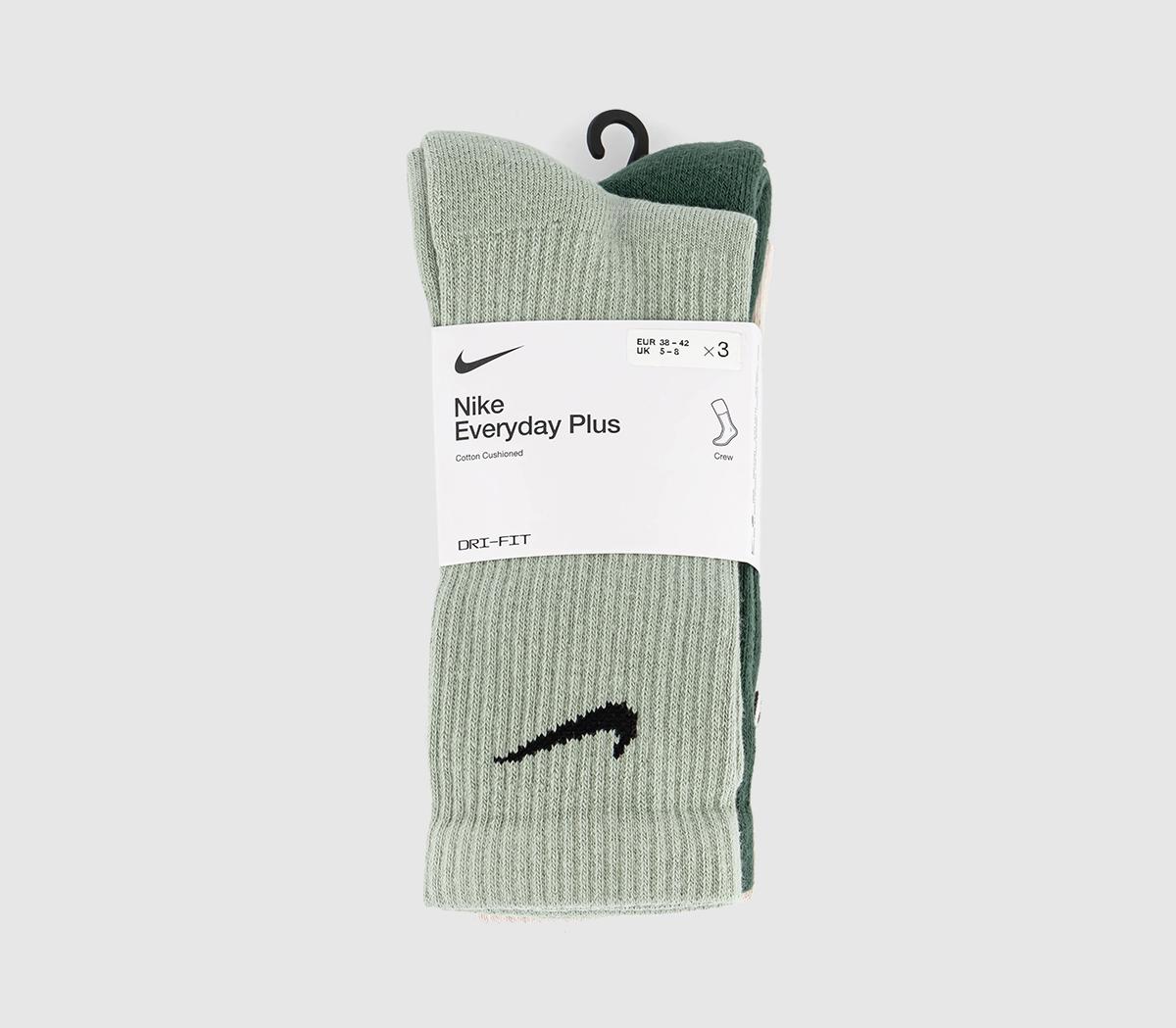 NikeCrew Socks 3 Pair Socks NikeCrew Socks 3 Pair SocksMulti Green