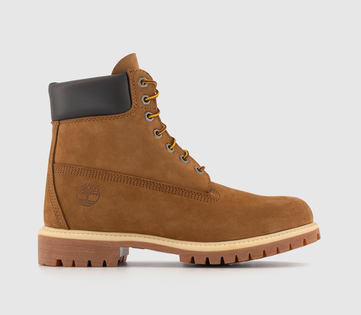 Timberland 6 in buck boots rust on sale nubuck