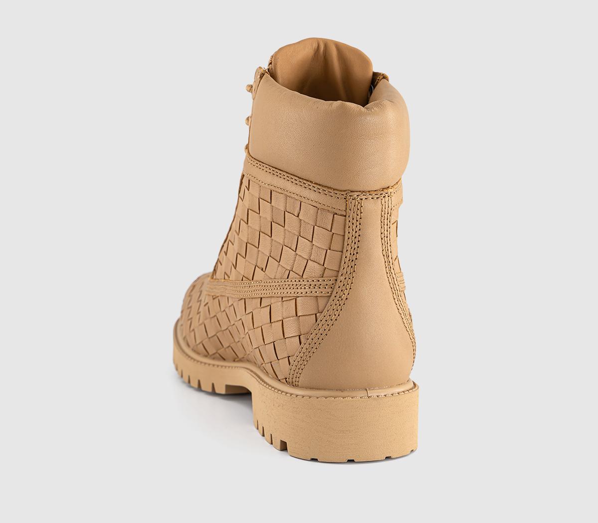 Timberland6 Inch Buck BootsMedium Beige Full Grain Woven