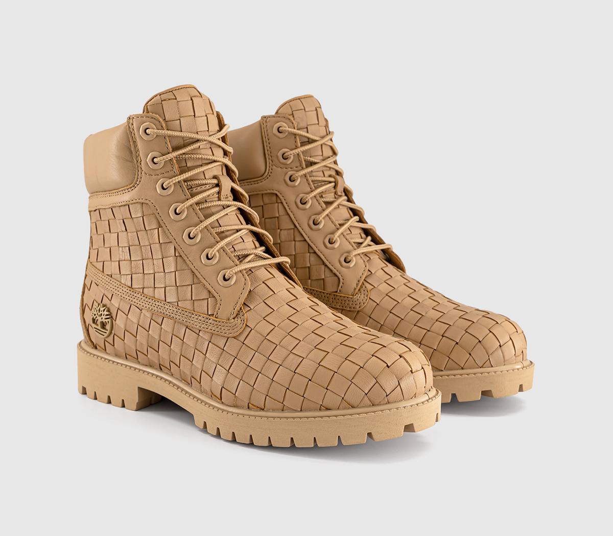 Timberland6 Inch Buck BootsMedium Beige Full Grain Woven