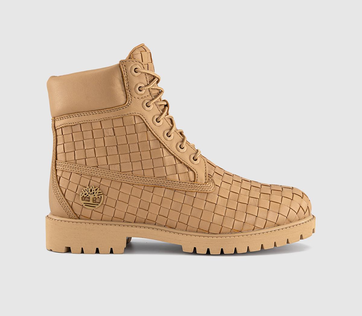 Timberland6 Inch Buck BootsMedium Beige Full Grain Woven