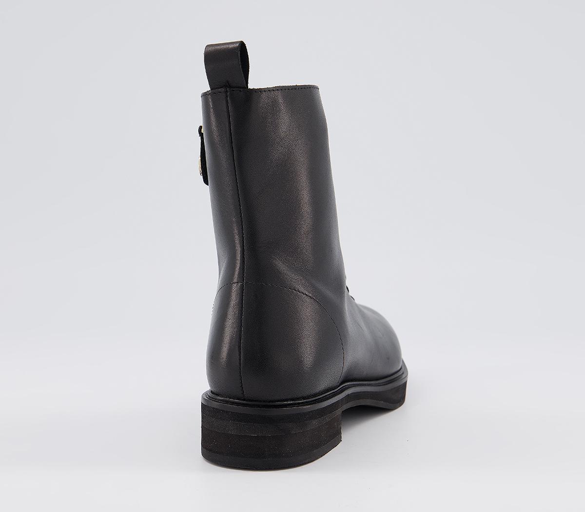 Office Alliance Lace Up Ankle Boots Office Alliance Lace Up Ankle Boots Black Leather
