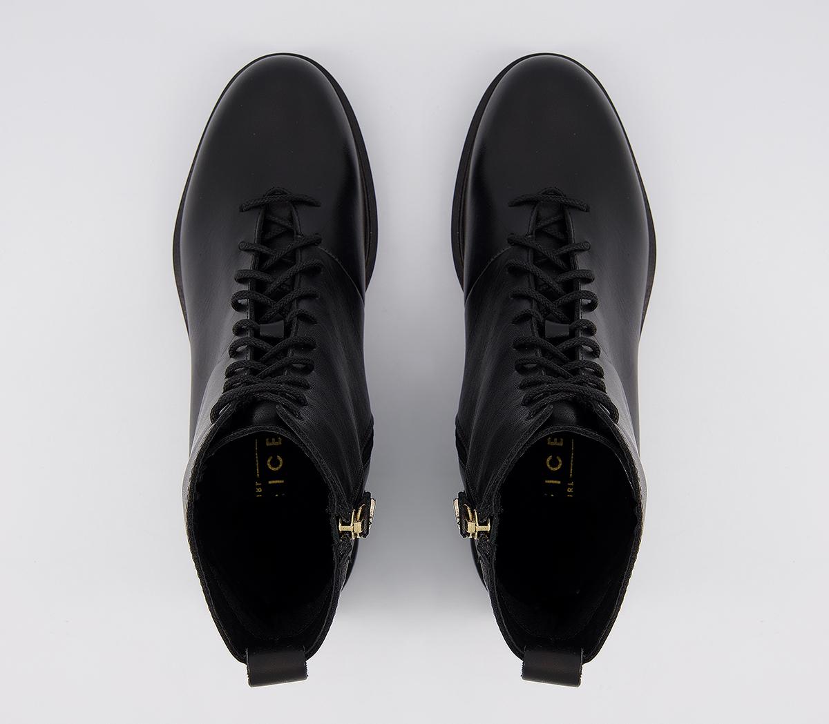 Office Alliance Lace Up Ankle Boots Office Alliance Lace Up Ankle Boots Black Leather
