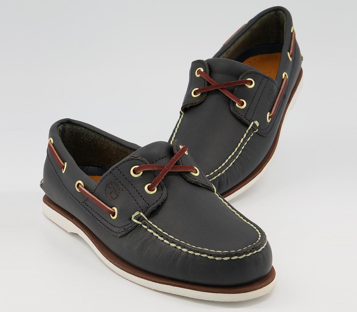 Timberland New Boat Shoes Timberland New Boat Shoes Navy Leather