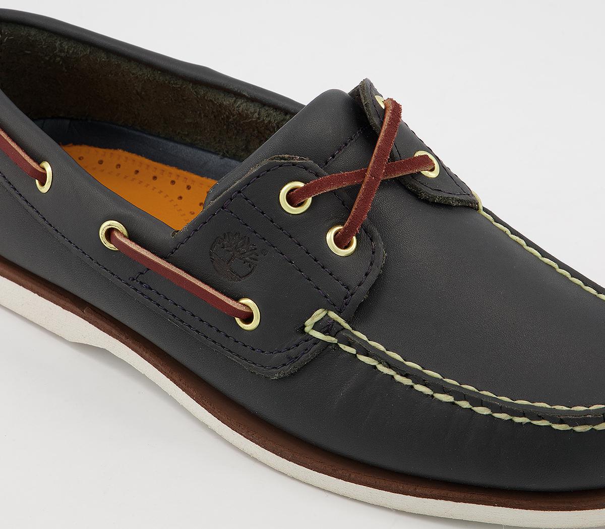 Timberland New Boat Shoes Timberland New Boat Shoes Navy Leather