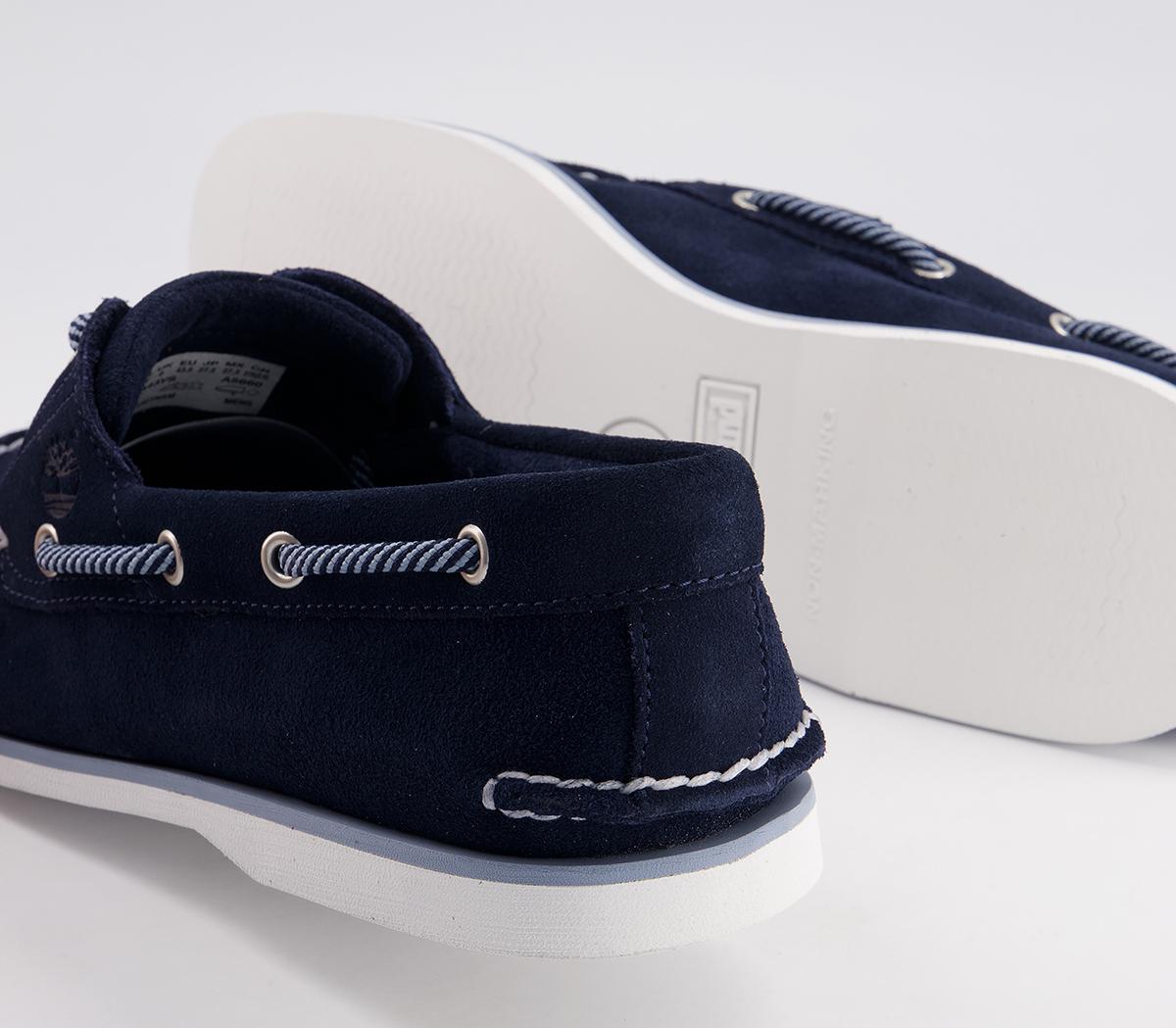 Timberland New Boat Shoes Timberland New Boat Shoes Navy Suede White