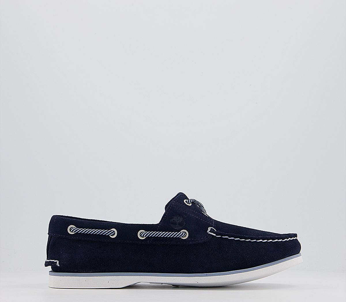 TimberlandNew Boat ShoesNavy Suede White