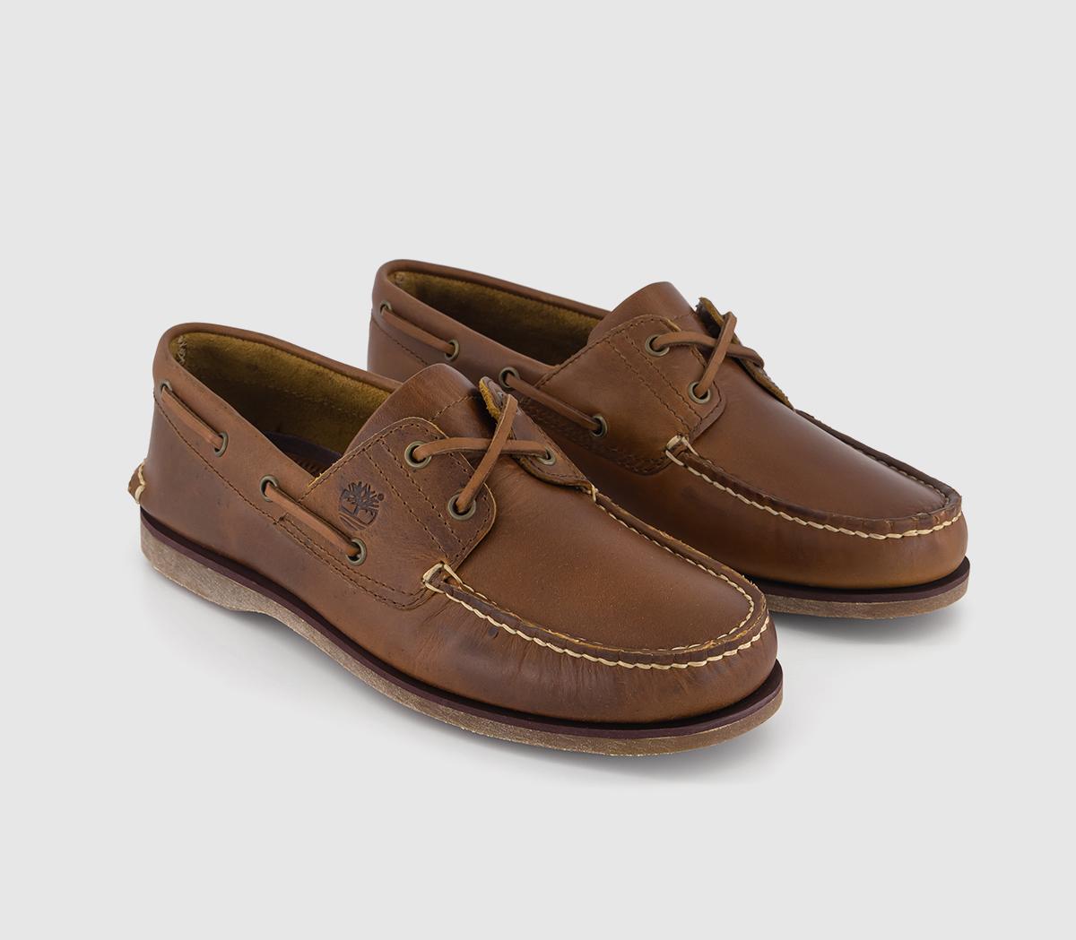 Timberland New Boat Shoes Md Brown Full Grain - Men's Casual Shoes