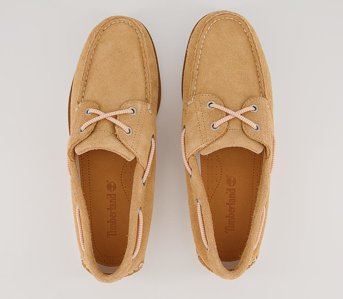 Timberland New Boat Shoes Timberland New Boat Shoes Light Orange Suede