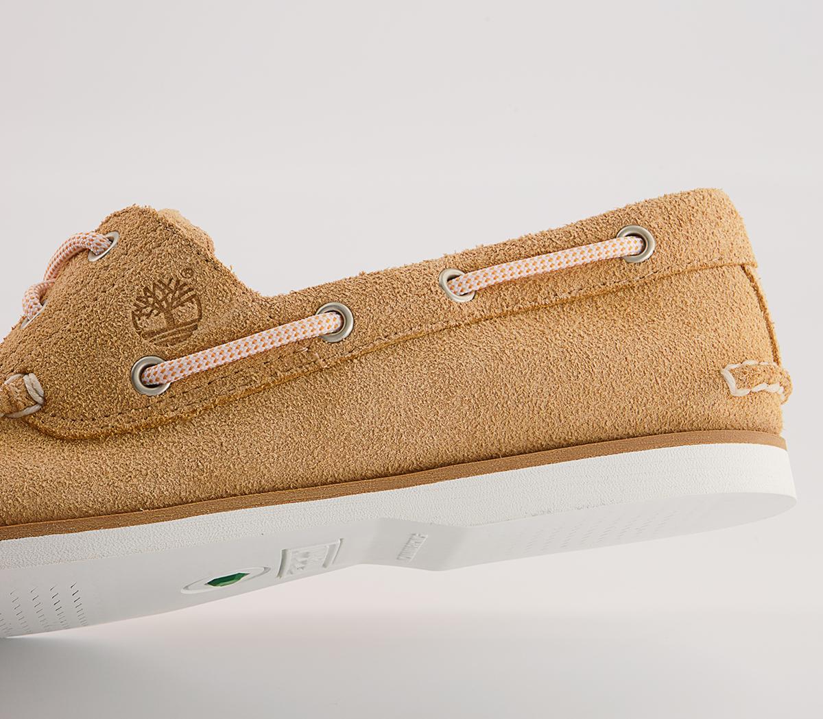 Timberland New Boat Shoes Timberland New Boat Shoes Light Orange Suede