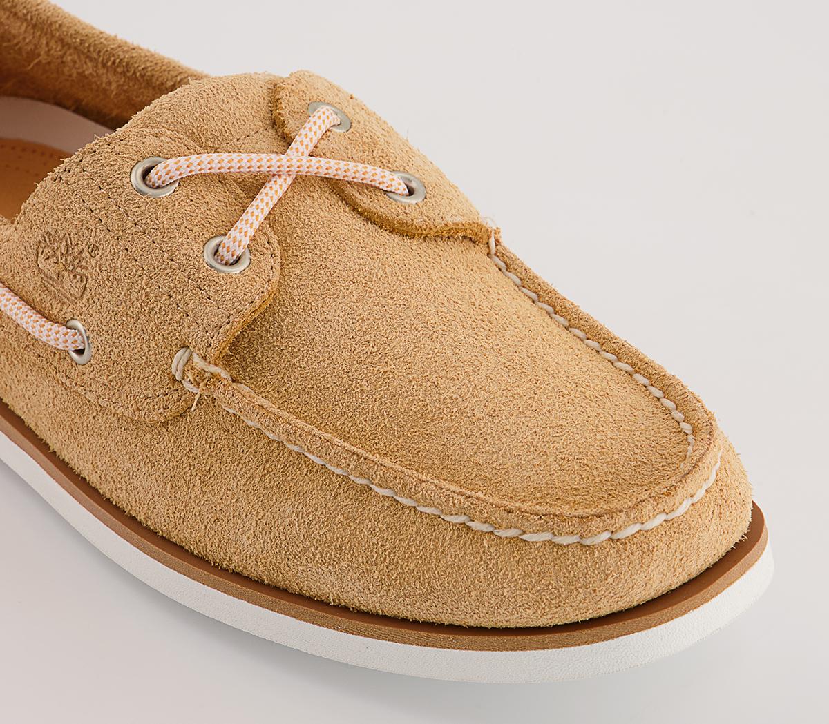 Timberland New Boat Shoes Timberland New Boat Shoes Light Orange Suede