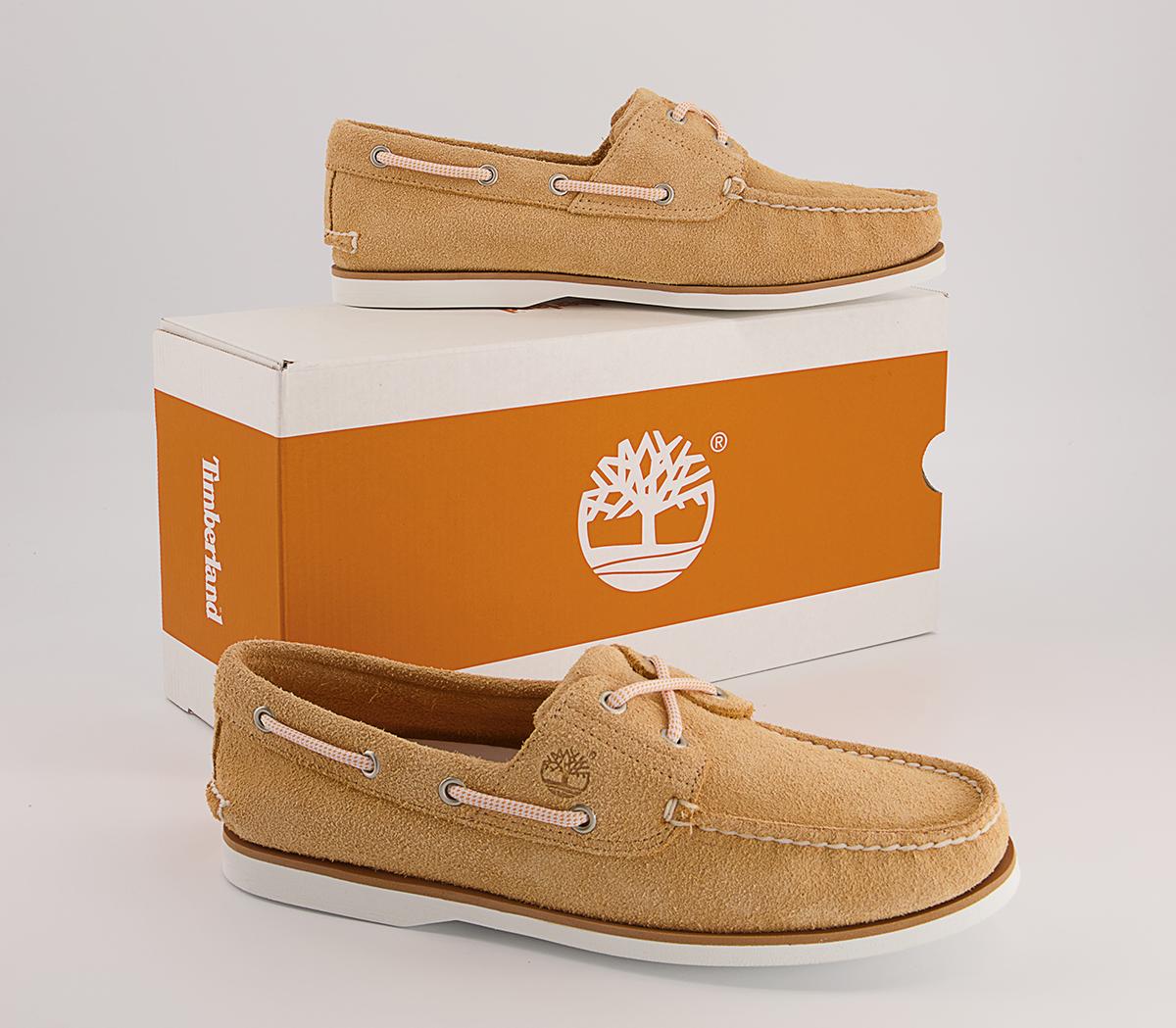 Timberland New Boat Shoes Timberland New Boat Shoes Light Orange Suede