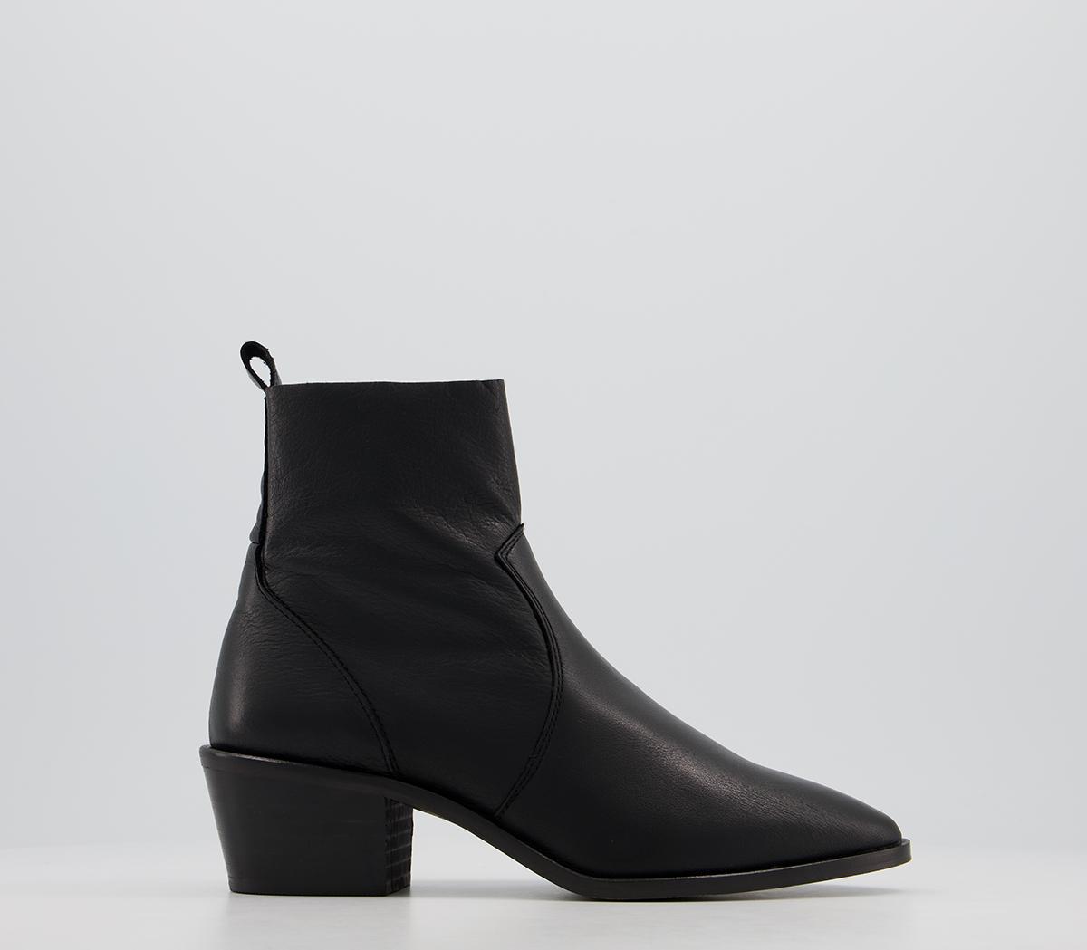 OFFICEAsher Casual Unlined BootsBlack Leather