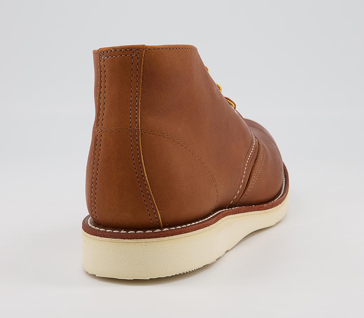 Redwing Work Chukka Boots Redwing Work Chukka Boots Tan Leather