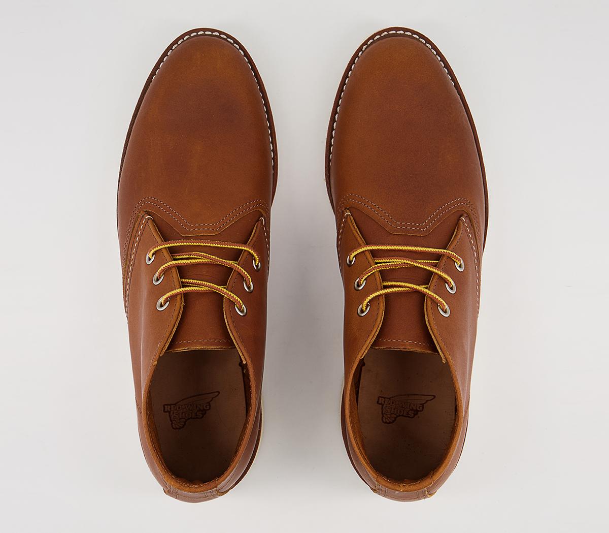 Redwing Work Chukka Boots Redwing Work Chukka Boots Tan Leather