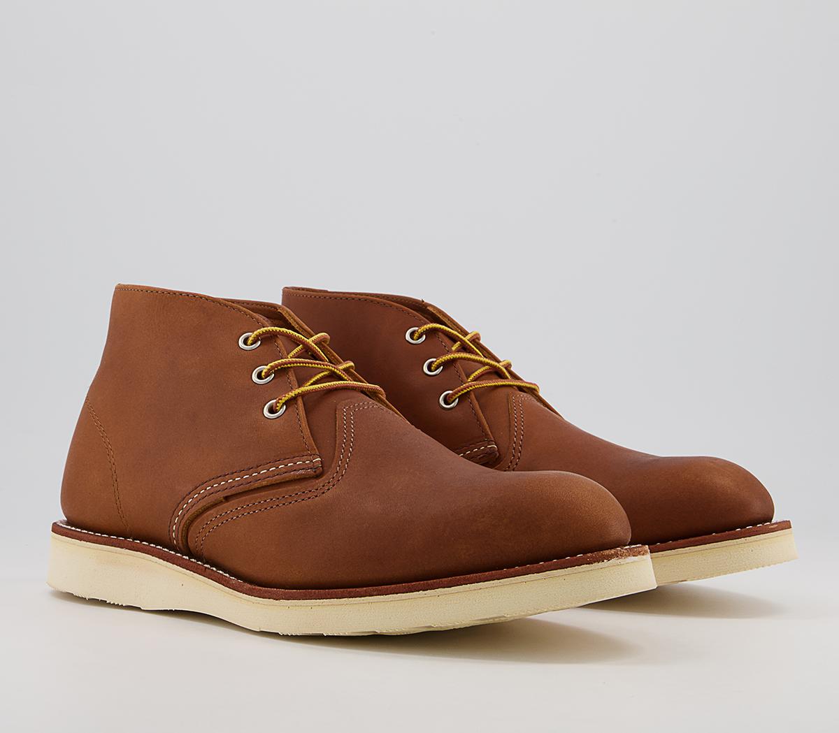 Redwing Work Chukka Boots Redwing Work Chukka Boots Tan Leather