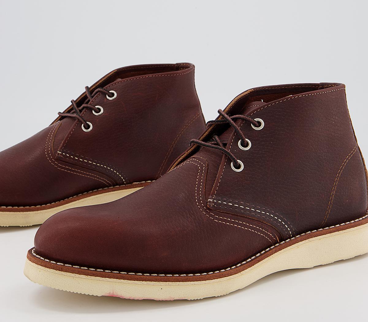 Red Wing Work Chukka Boots Brown Leather - Men’s Boots