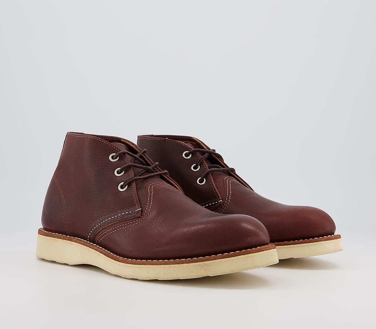 Red Wing BootsWork Chukka BootsBrown Leather