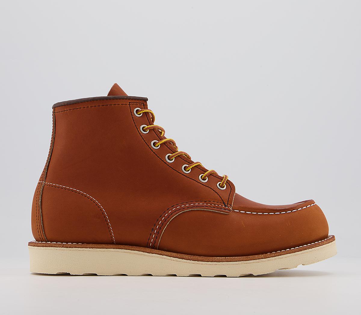 Red WingWork Wedge BootsTan Leather