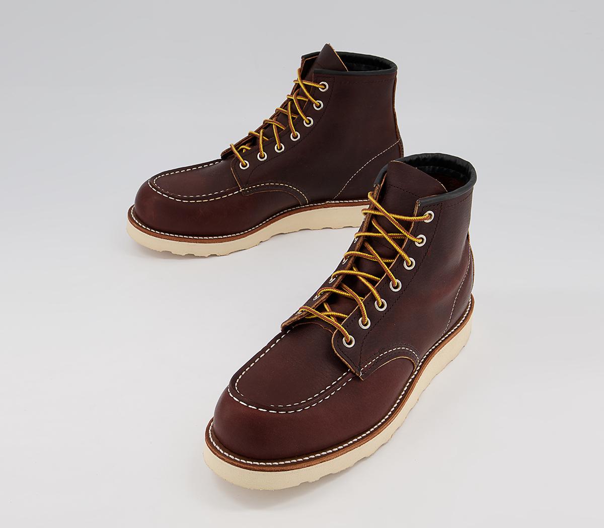 Red Wing Work Wedge Boots Brown Leather - Men’s Boots