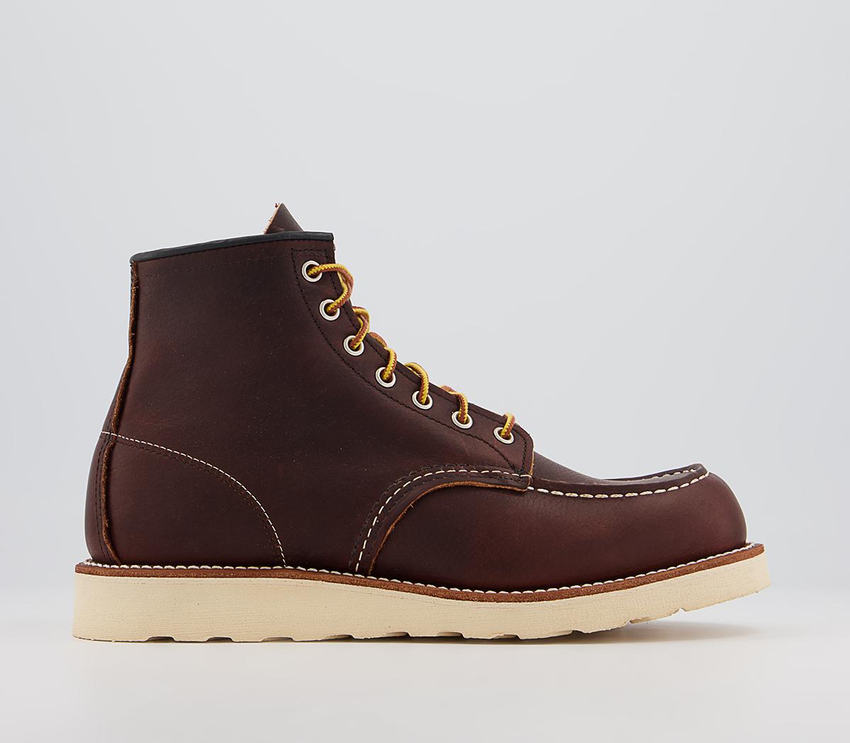 Red WingWork Wedge BootsBrown Leather