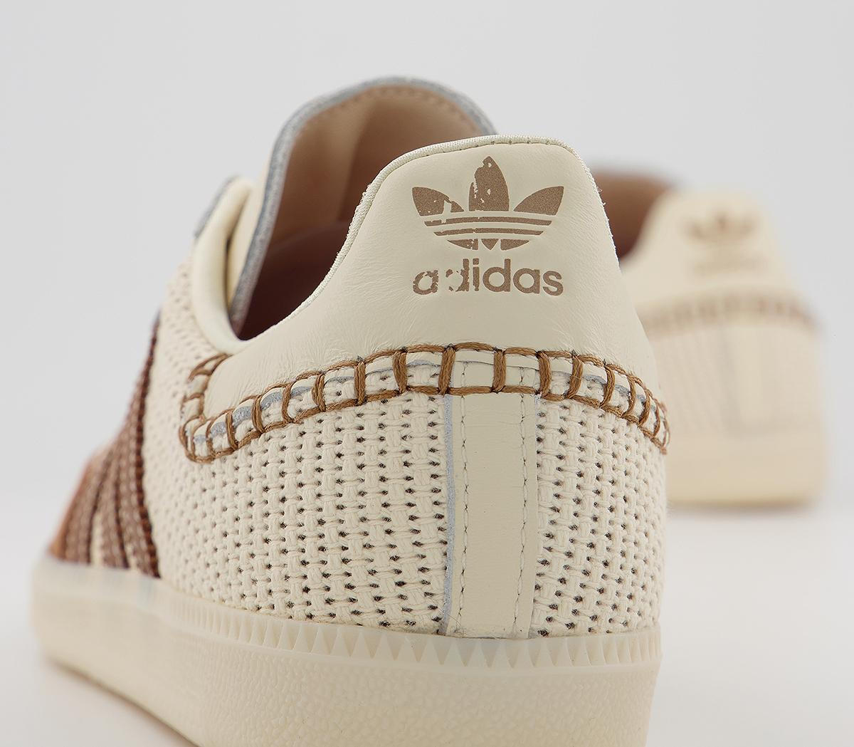 adidas ConsortiumSamba Wales Bonner TrainersCream White Brown