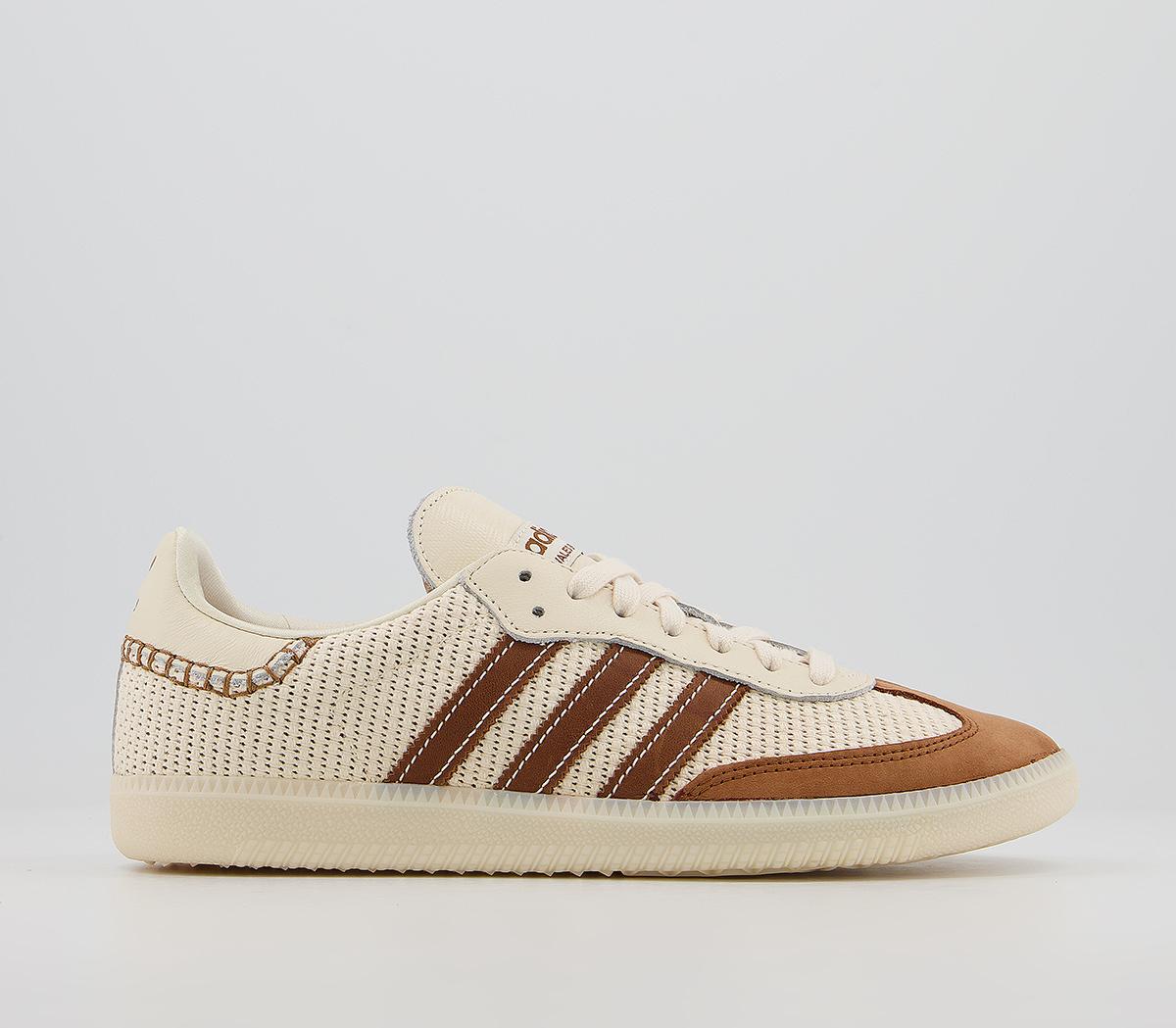 adidas Consortium Samba Wales Bonner Trainers Cream White Brown