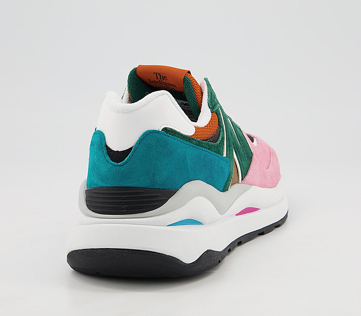 New Balance M5740 Trainers New Balance M5740 Trainers Night Watch Green Pink