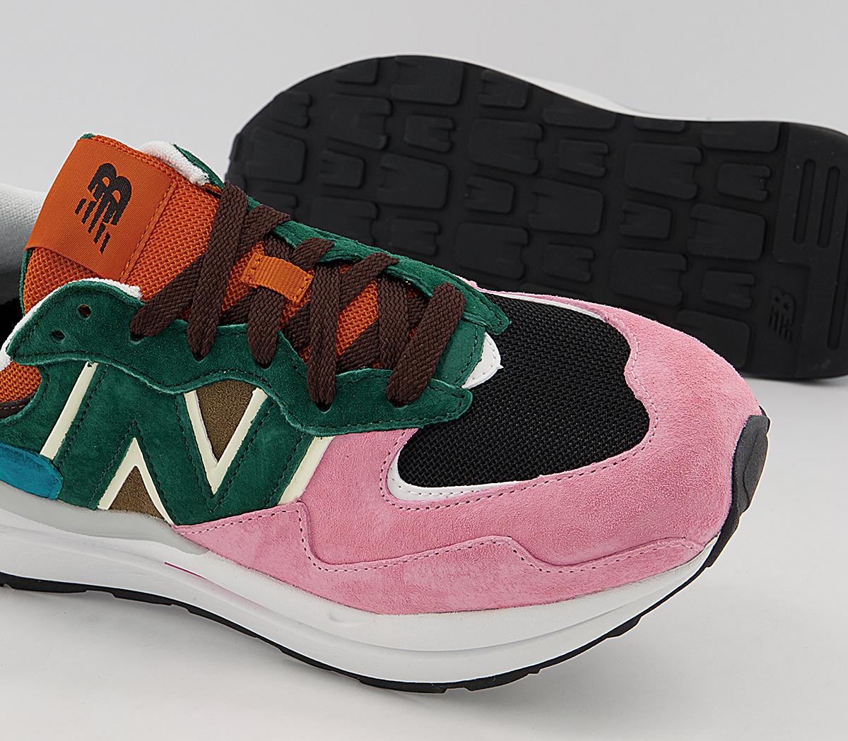 New Balance M5740 Trainers New Balance M5740 Trainers Night Watch Green Pink