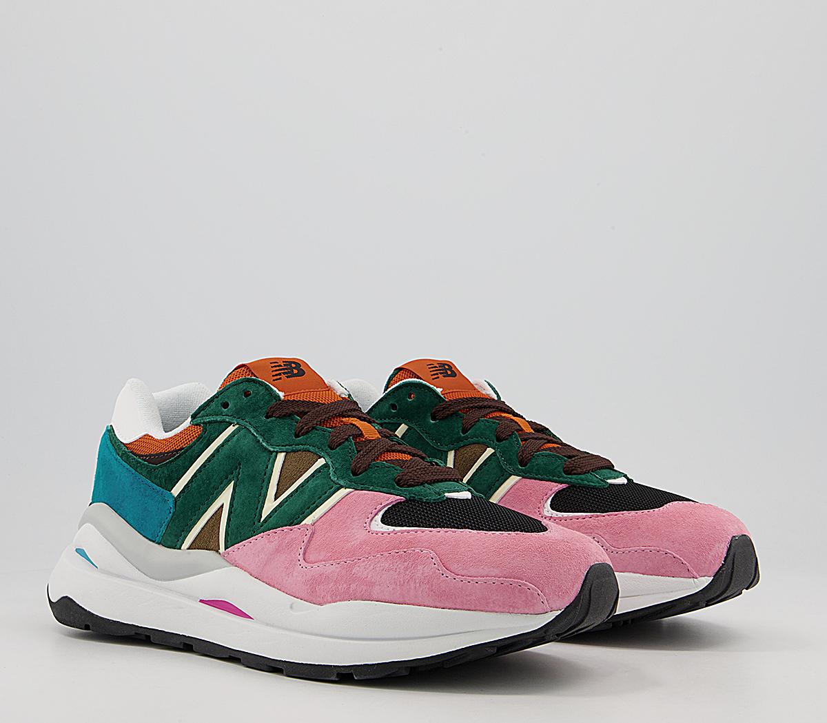 New Balance M5740 Trainers New Balance M5740 Trainers Night Watch Green Pink