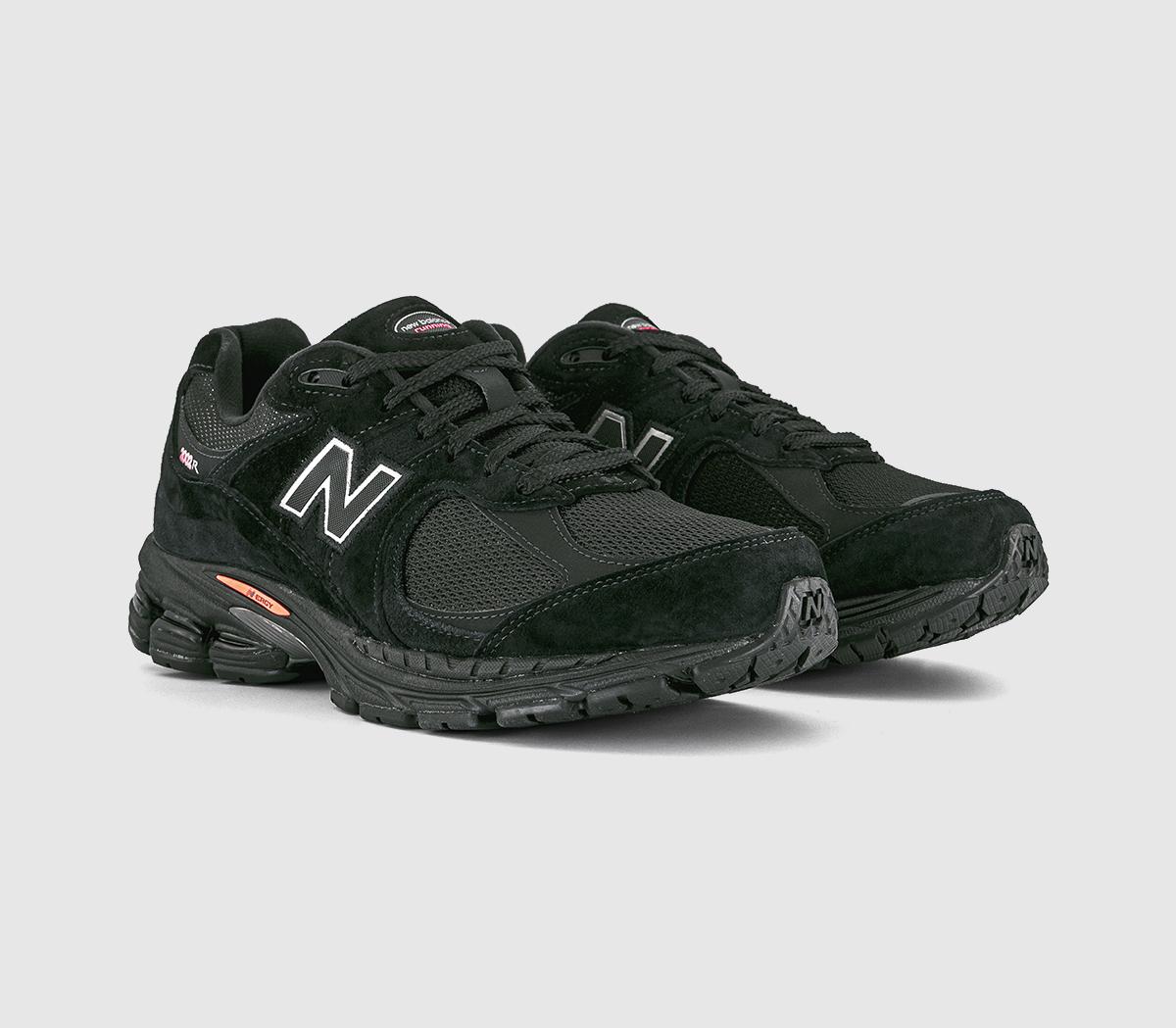 New Balance2002 TrainersBlack Black Red