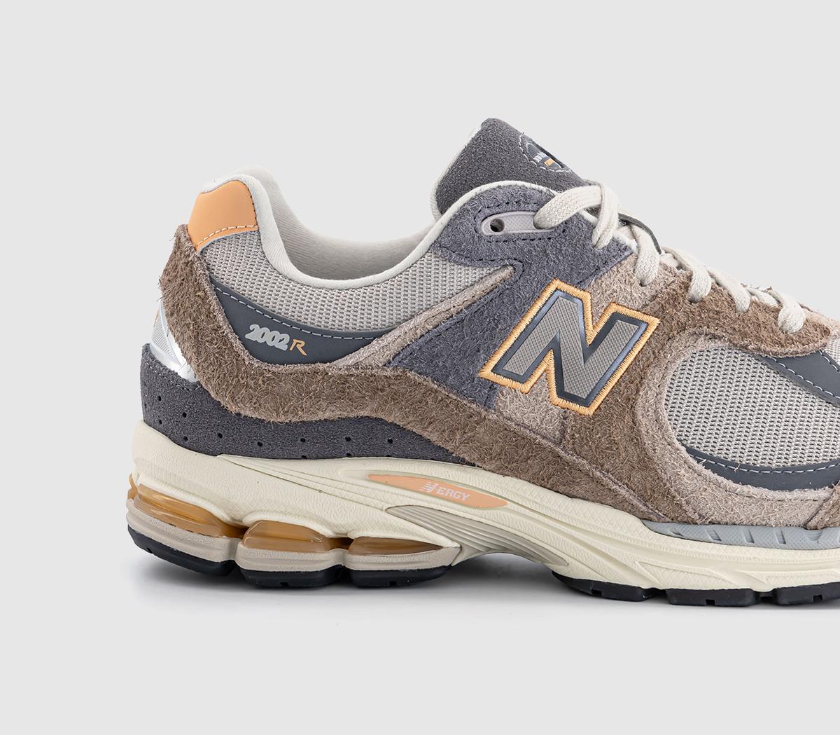 New Balance2002R Trainers Grey Grey Brown Beige