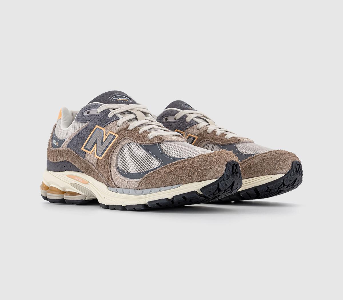 New Balance2002R Trainers Grey Grey Brown Beige