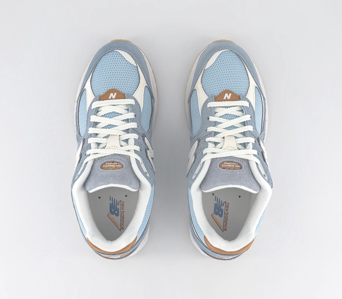 New Balance2002R Trainers Angora  Blue Off White Brown