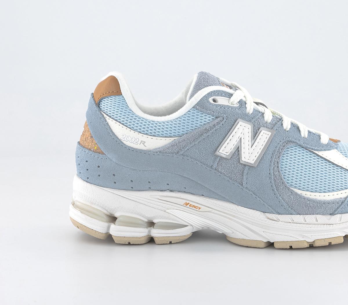 New Balance2002R Trainers Angora  Blue Off White Brown