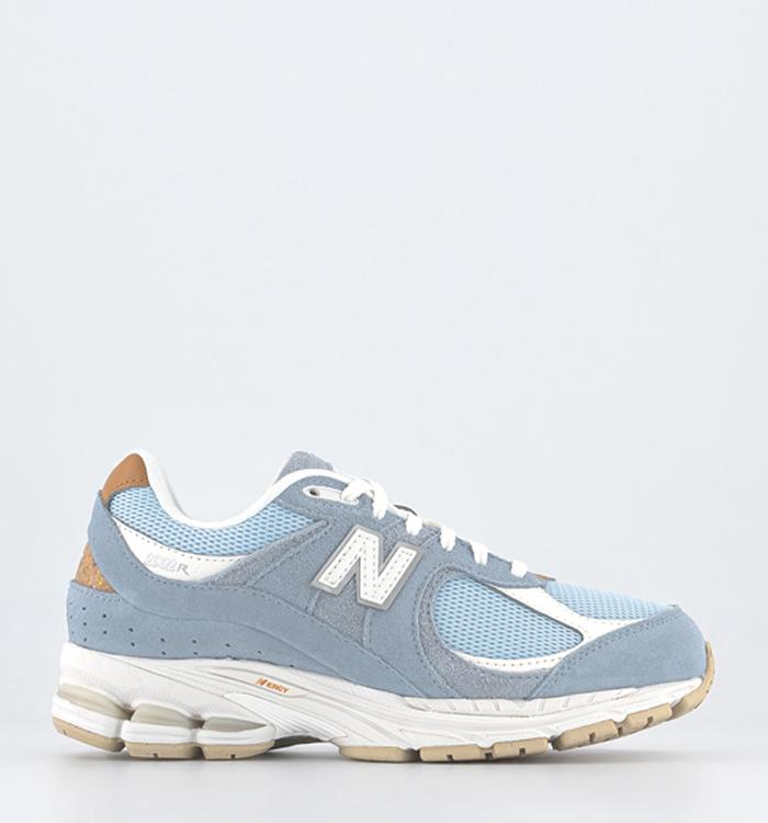 New Balance 2002R Trainers Angora  Blue Off White Brown