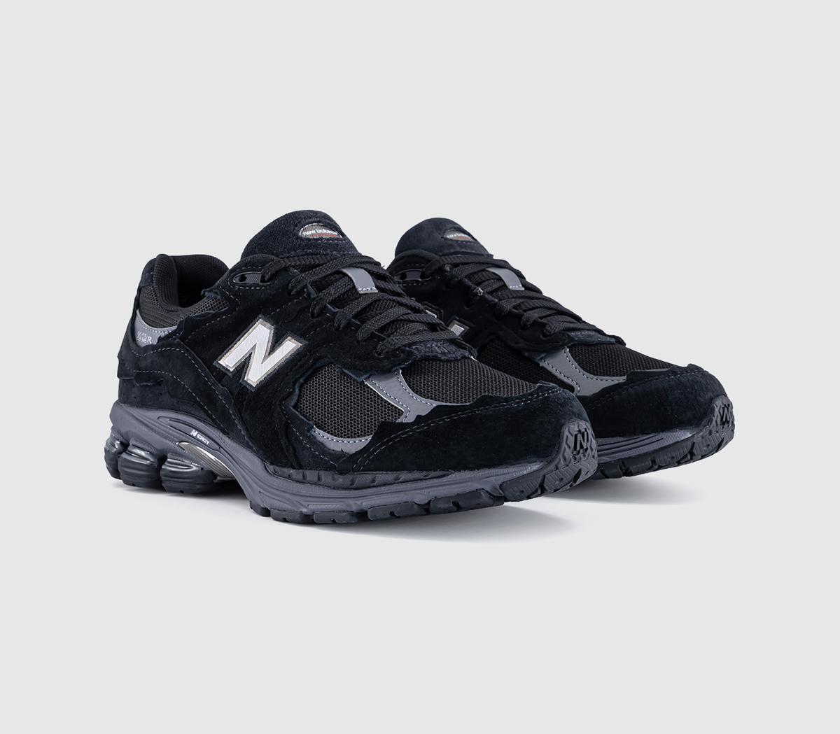 New Balance 2002 GTX Trainers Black Magnet - Unisex Sports