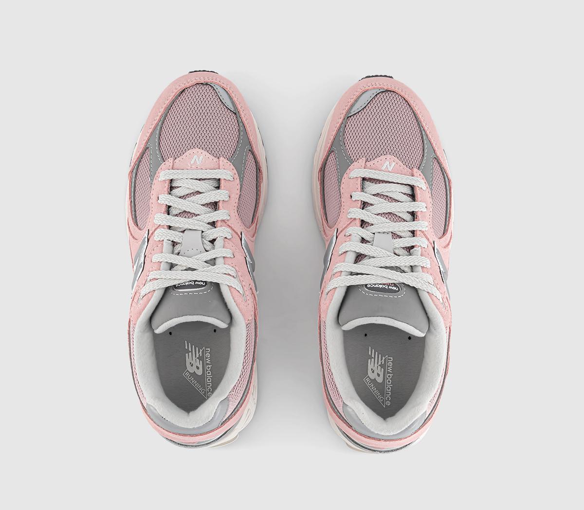 New Balance2002 Trainers Orb Pink Grey Offwhite