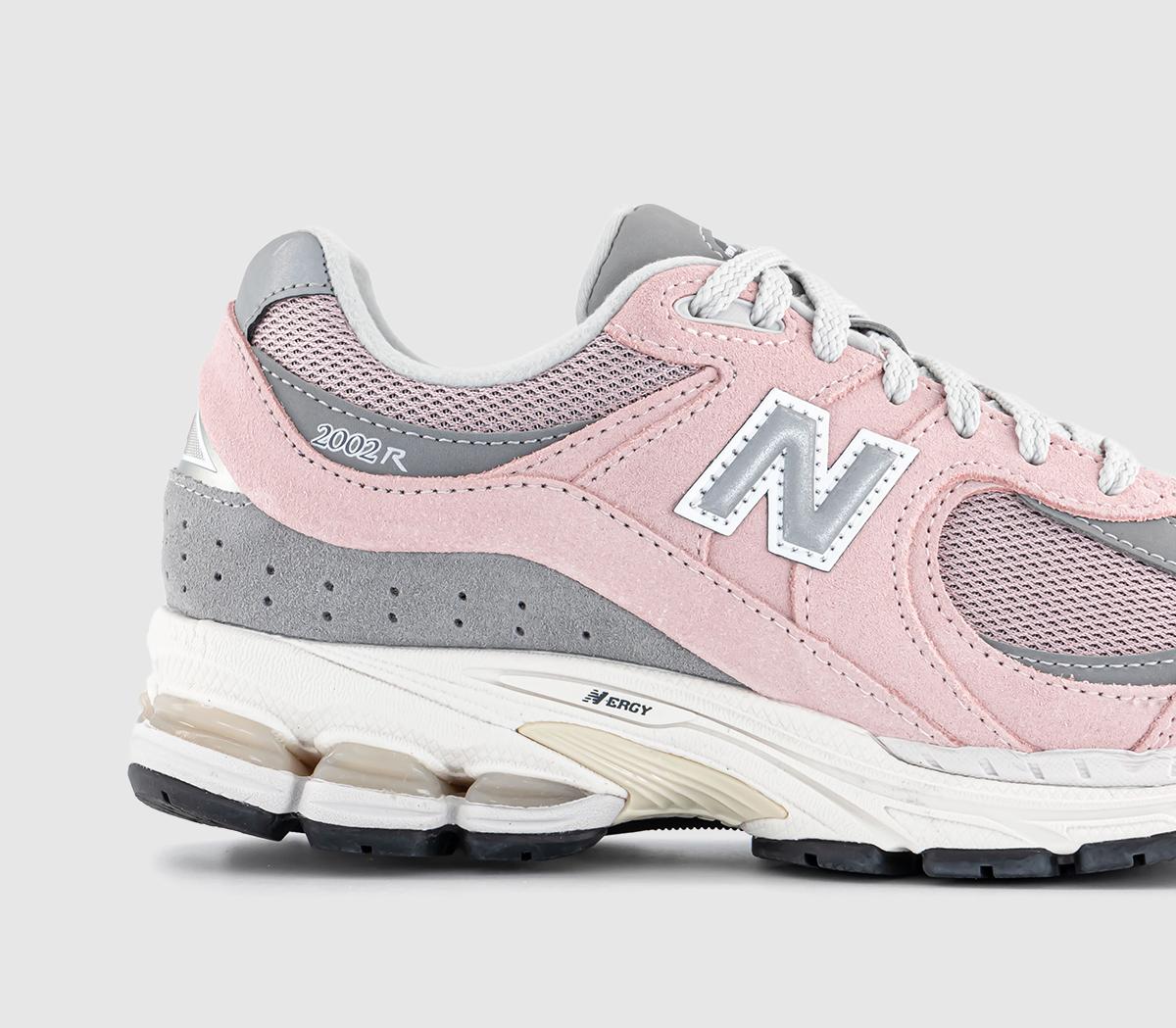 New Balance2002 Trainers Orb Pink Grey Offwhite