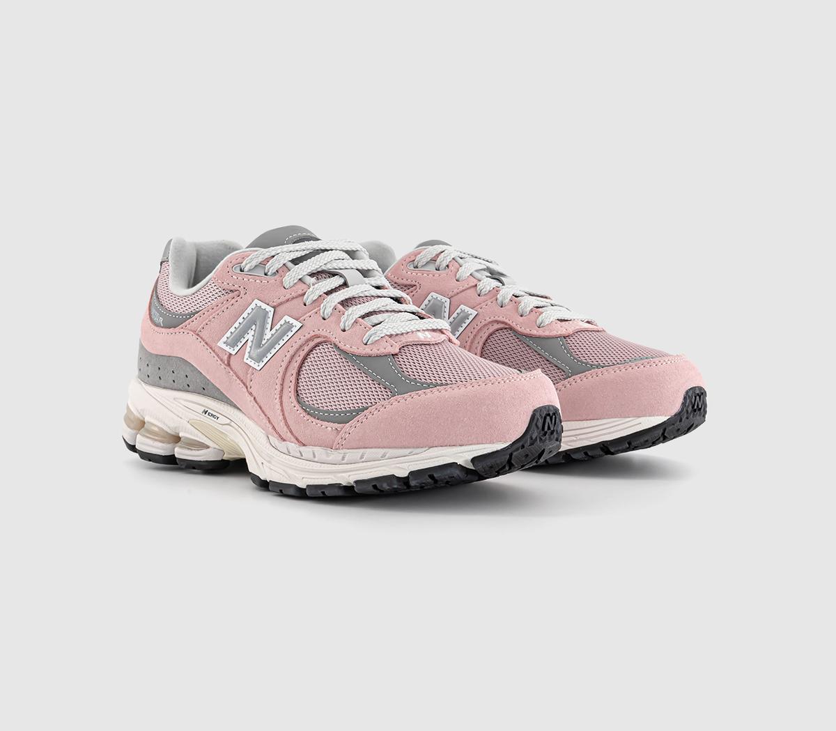 New Balance2002 Trainers Orb Pink Grey Offwhite