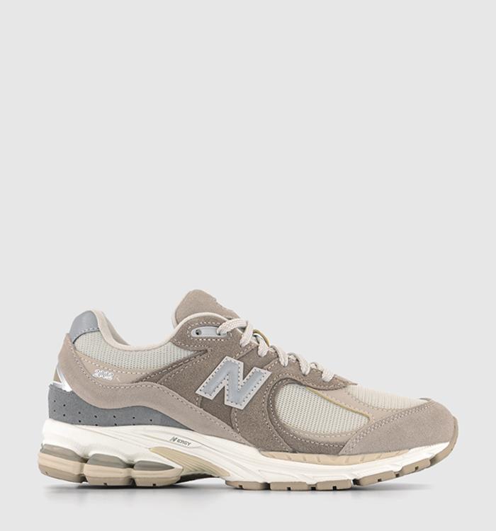 New Balance 2002R Trainers Driftwood Cream Grey Offwhite